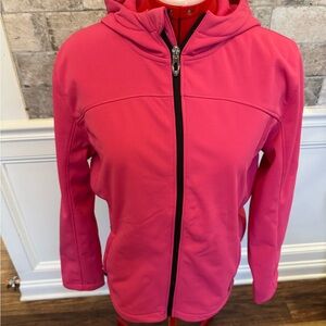 Spyder Women’s Pink Hooded Soft Shell Jacket